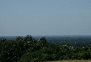 Der vorgesehene Beobachtungspplatz bei Halle/Westfalen