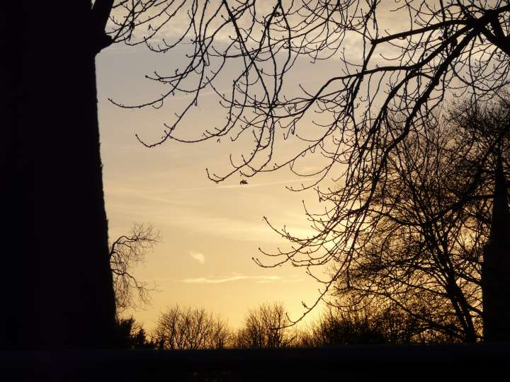 Blick nach Westen um 16:09 MEZ